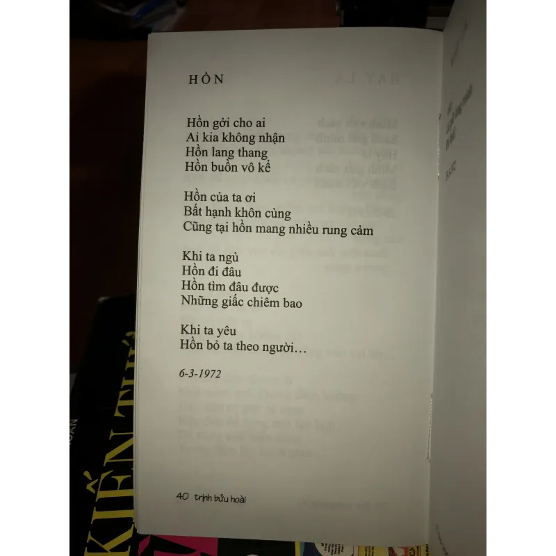 Thơ trong nhật ký - Trịnh Bửu Hoài 1025195