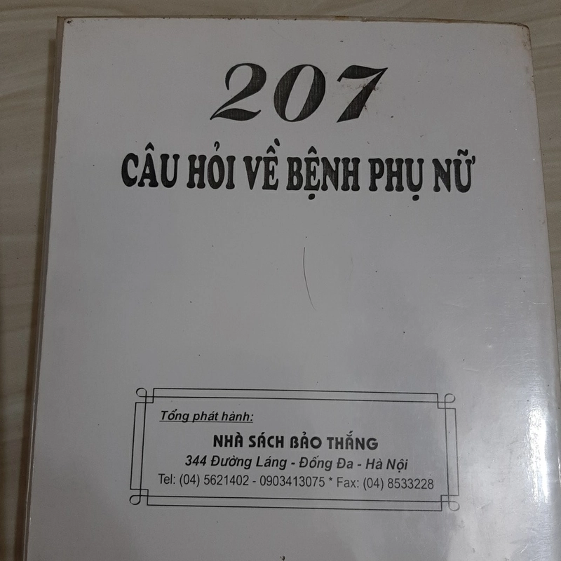 207 câu hỏi về bệnh phụ nũ 325045