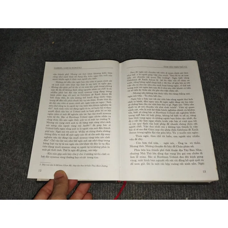 TÌNH YÊU THỜI THỔ TẢ - GABRIEL GARCIA MÁRQUEZ 991092