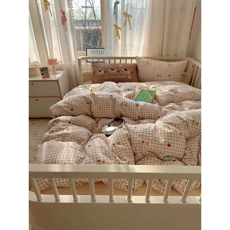 Set 4 món chăn ga gối cotton cloud 469594