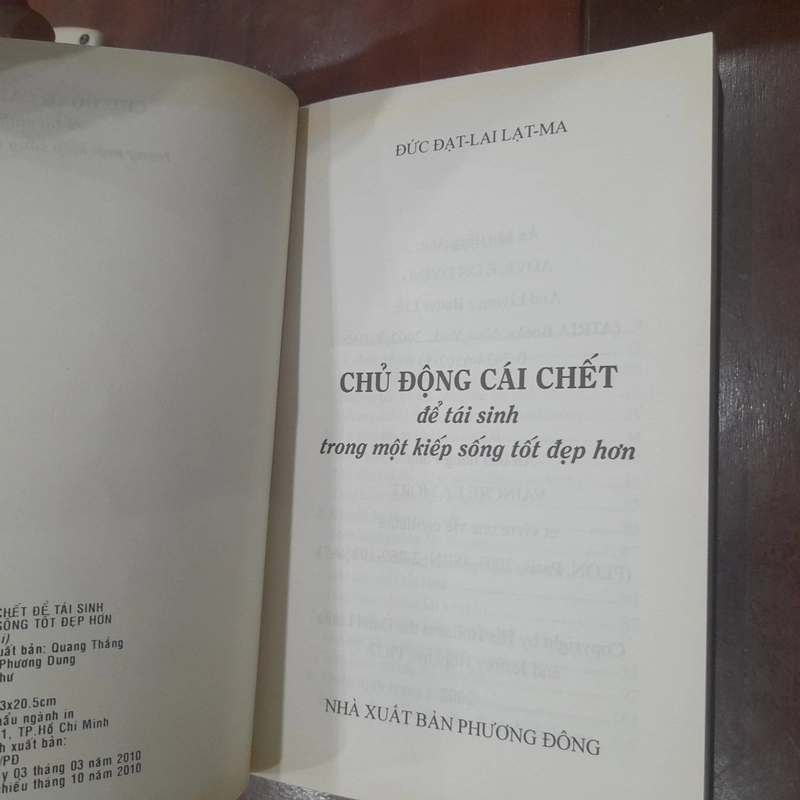 Đức Đạt Lai Lạt Ma - Chủ động cái chết ĐỂ TÁI SINH TRONG MỘT KIẾP SỐNG TỐT ĐẸP HƠN 550164