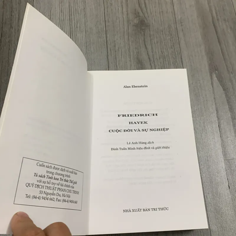 Friedrich hayek cuộc đời và sự nghiệp. 1b2 1012790