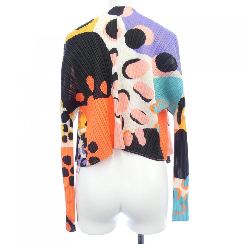 Pleats Please áo khoác cardigan 636535