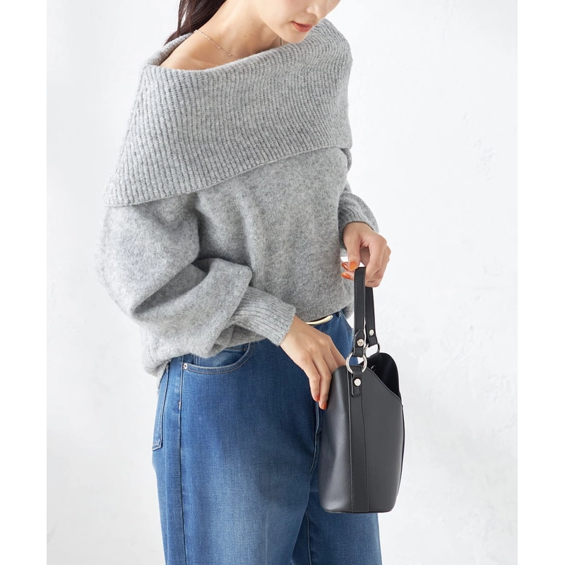 ÁO LEN BẸT VAI - XÁM UNI [SIZE L] 329542