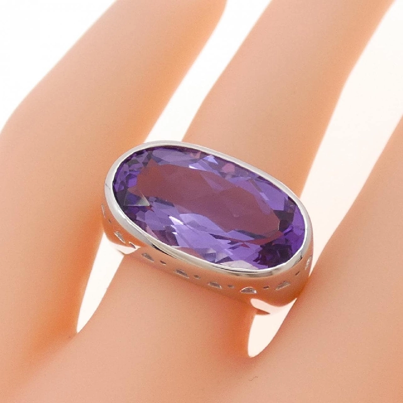 Nhẫn Amethyst Ponte Vecchio - Hàng hiệu Authentic 839831