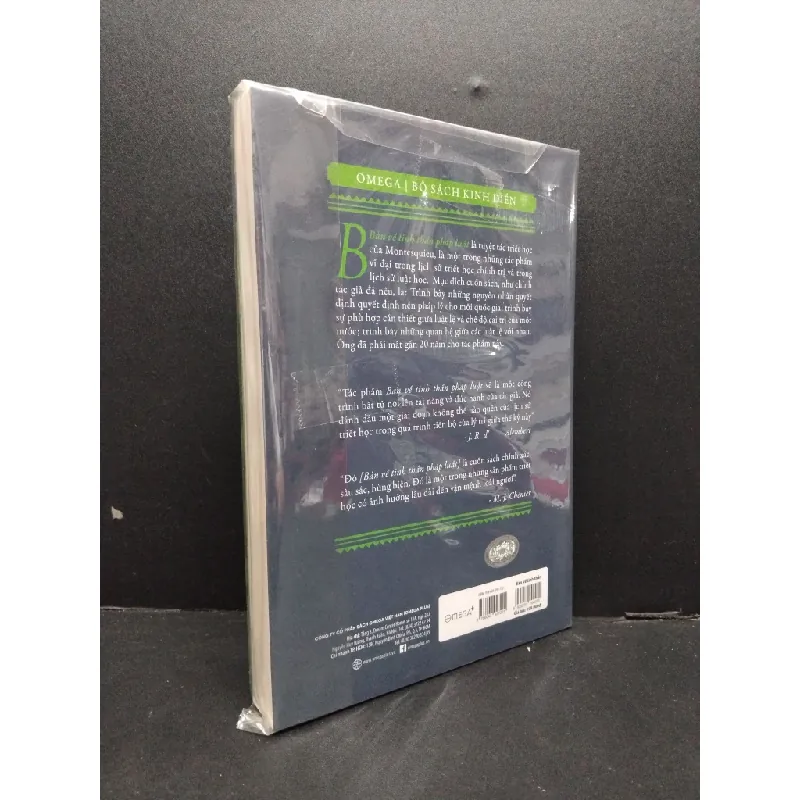 Bàn về tinh thần pháp luật mới 100% HCM2608 Montesquieu KỸ NĂNG 340070