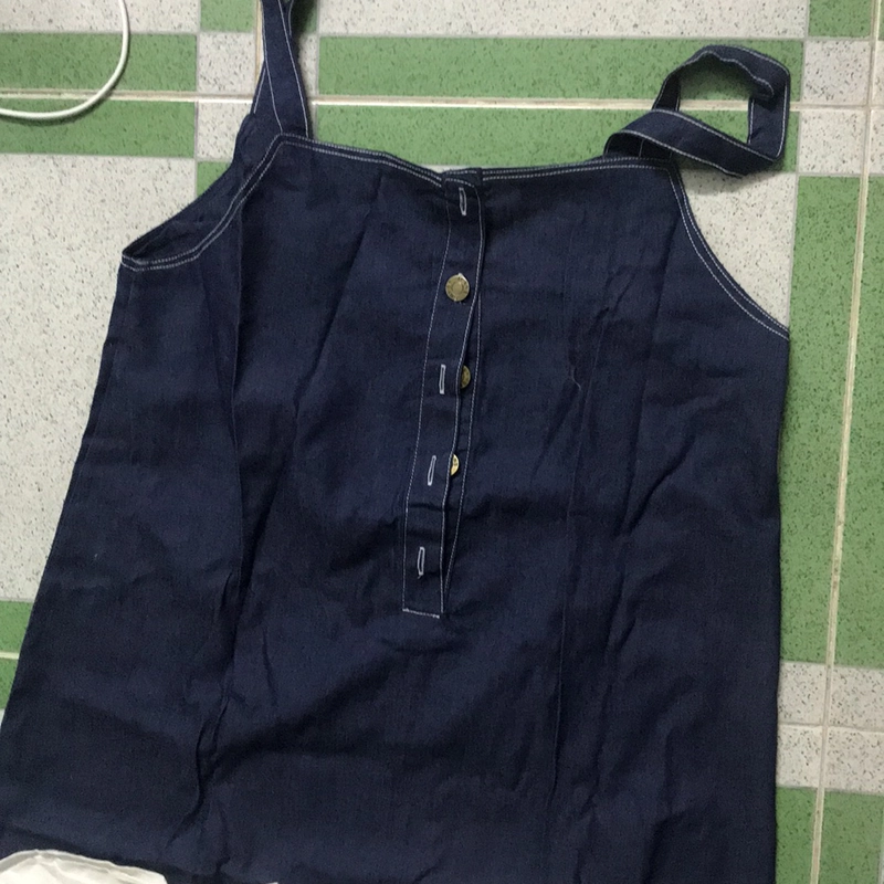 Đầm yếm jean 470348