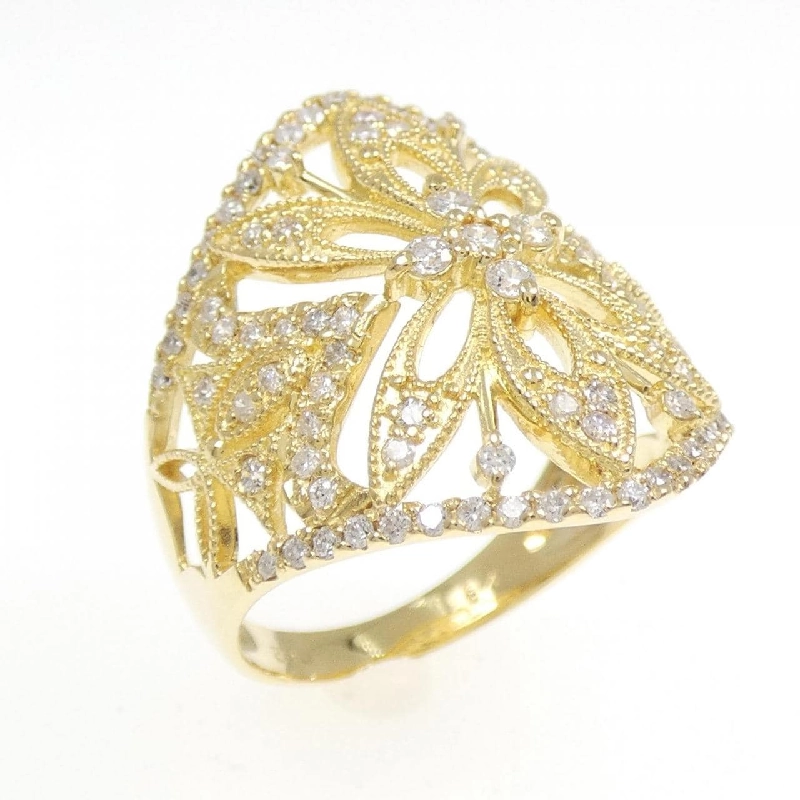 Nhẫn kim cương K18YG 0.52CT 670080