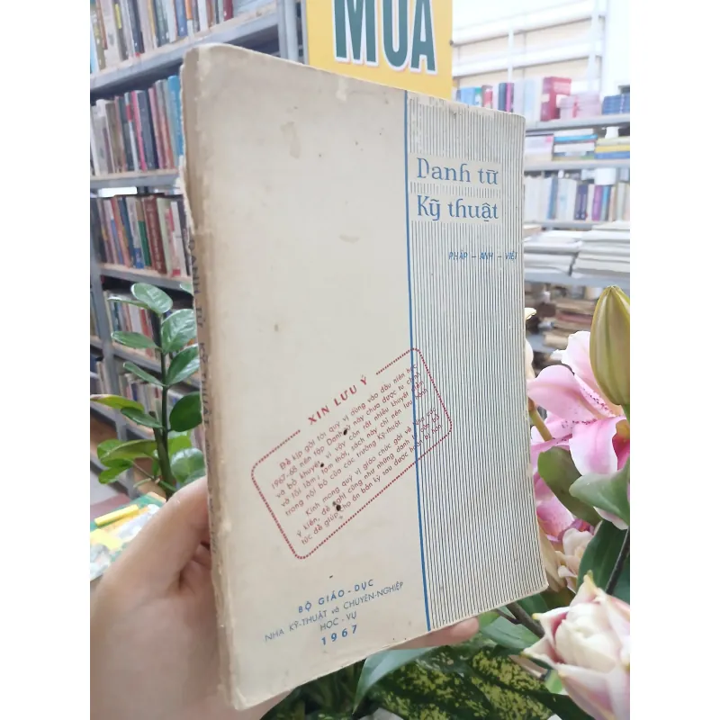 DANH TỪ KỸ THUẬT PHÁP - ANH - VIỆT  932127