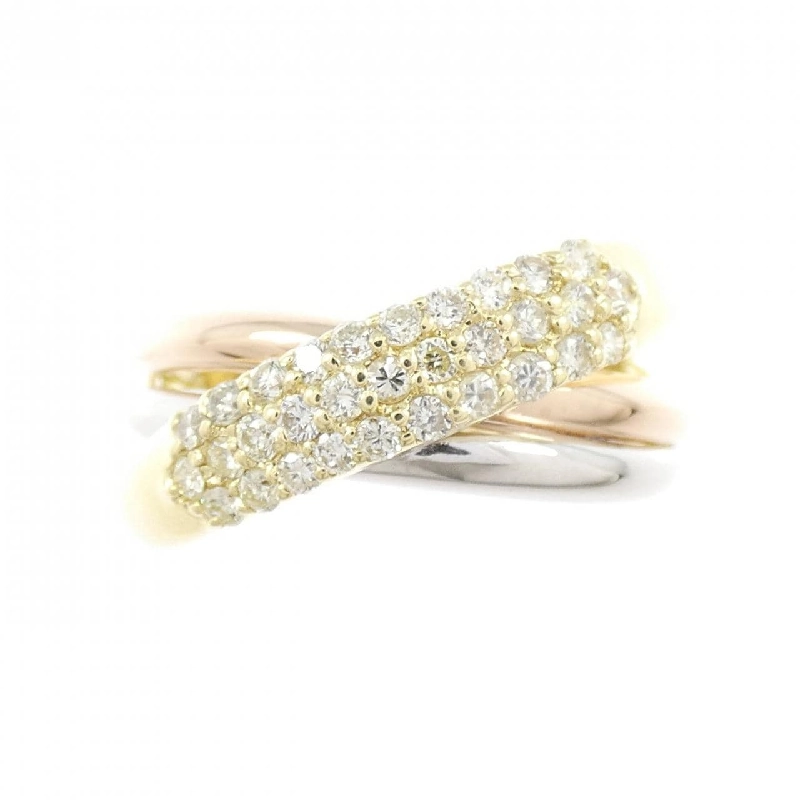 Nhẫn kim cương K18YG/PT900/K18PG 0.31CT - Hàng hiệu Chính hãng 845842