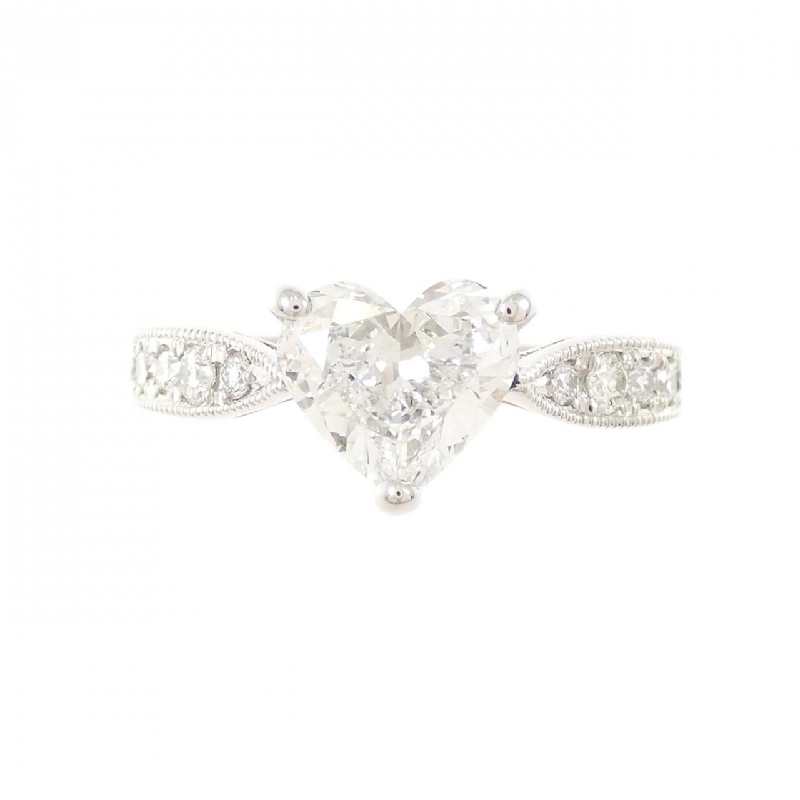 Nhẫn kim cương PT900 1.003CT E SI1 hình trái tim - Hàng hiệu Authentic 873750
