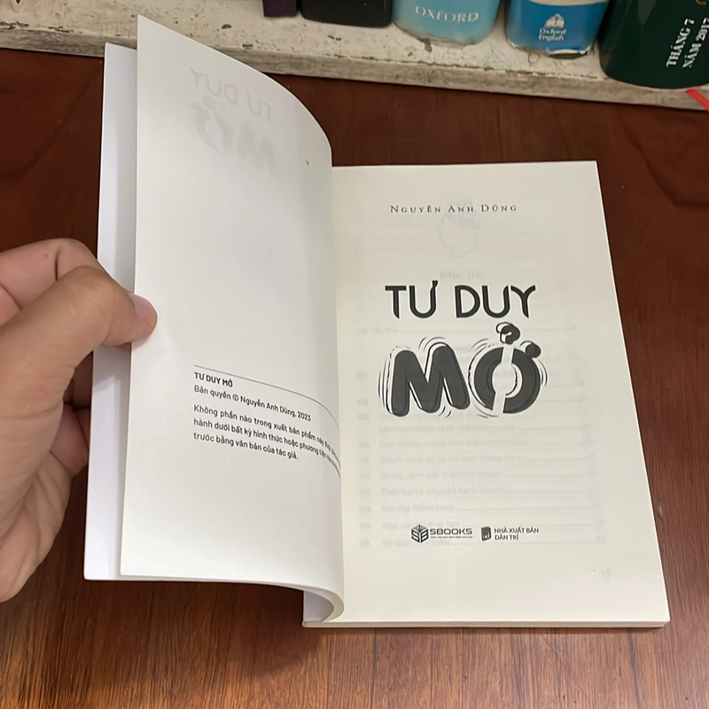 II Sách Kỹ Năng: Tư Duy Mở - Nguyễn Anh Dũng - 2023 531981