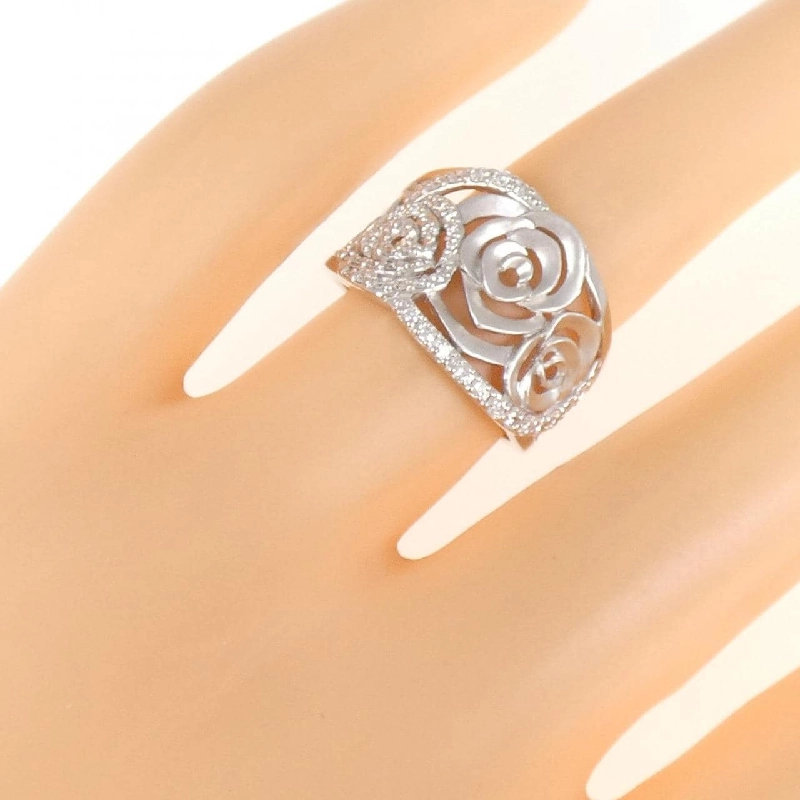 Nhẫn kim cương K18WG hồng 0.32CT 670414