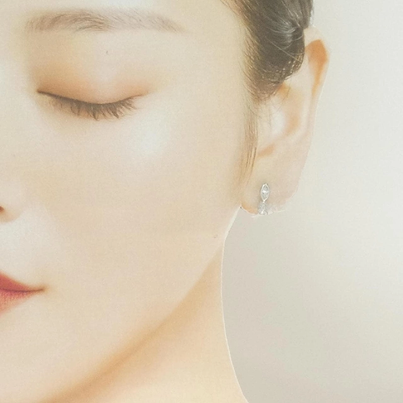 K18WG Bông tai kim cương 0.26CT - Hàng hiệu Chính hãng 864350