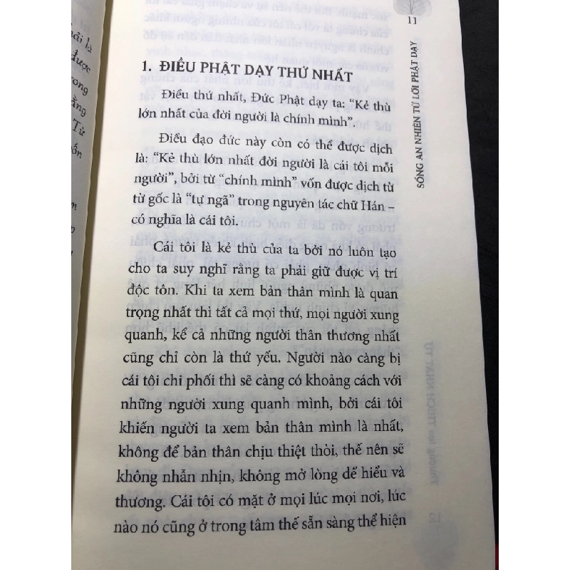 Sống an nhiên từ lời Phật dạy 2021 mới 85% bẩn bụi Thích Nhật Từ HPB2306 SÁCH KỸ NĂNG 167933