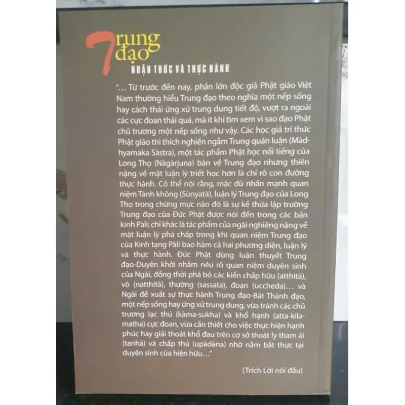 Trung Đạo - Nhận Thức Và Thực Hành 716640