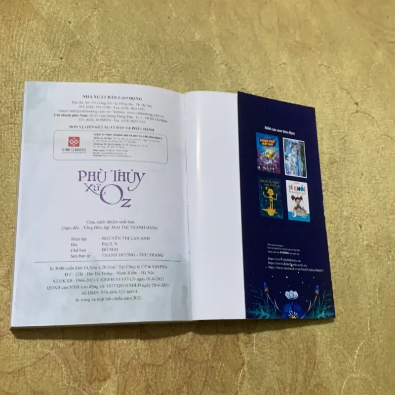 COMBO PHÙ THUỶ XỨ OZ & NGƯỜI SÓI NHỎ 759254