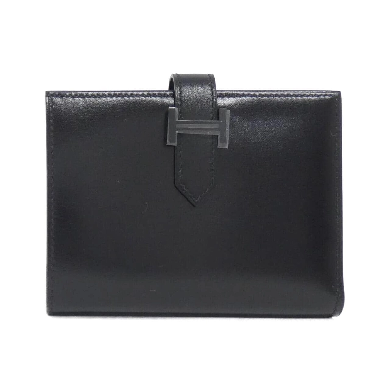 【Sản phẩm chưa sử dụng】Ví Hermès Béa Compact Monochrome 083080CH 623167