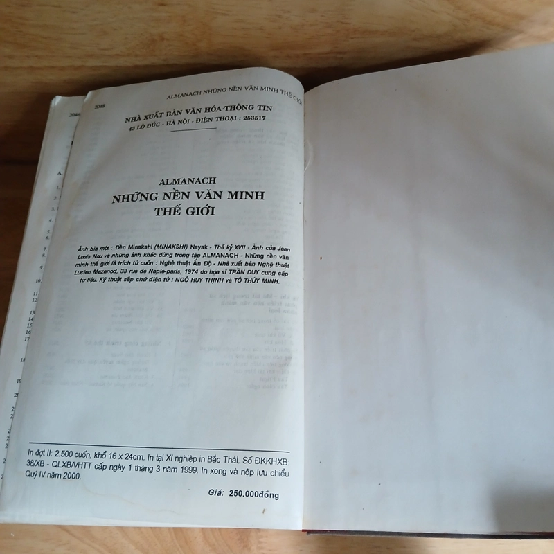 ALMANACH - NHỮNG NỀN VĂN MINH THẾ GIỚI 311020