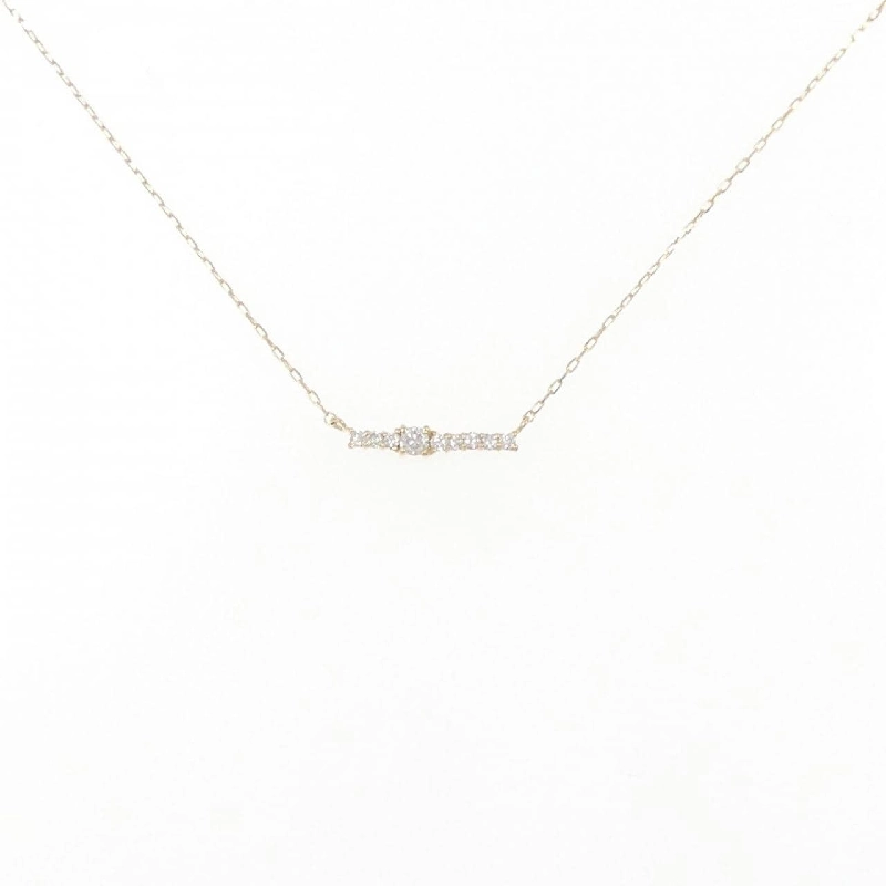 Dây chuyền kim cương K18YG 0.10CT - Hàng hiệu Chính hãng 864984