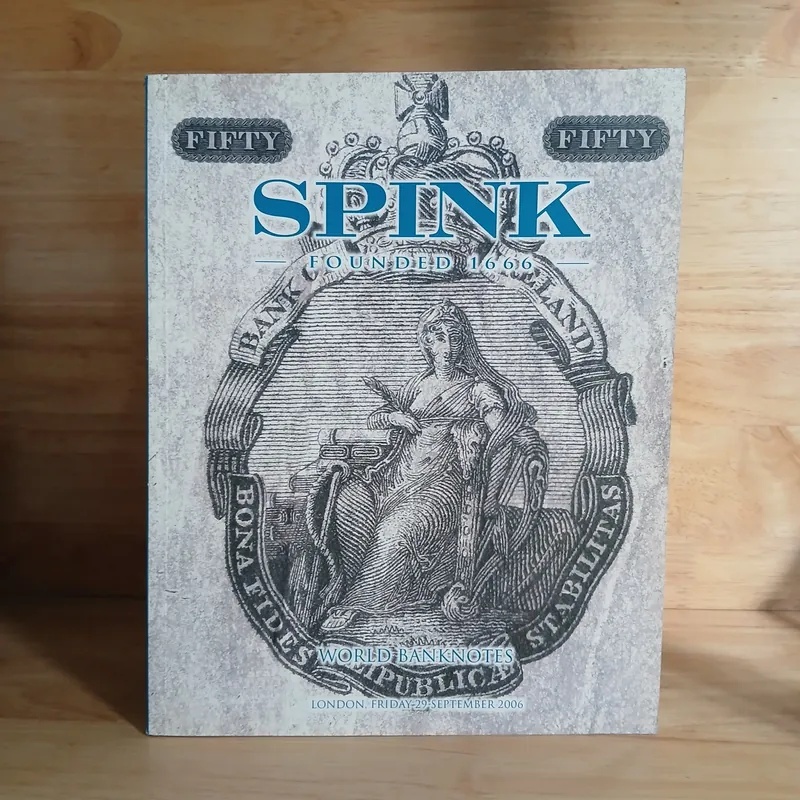 World Banknotes - Spink September 2006 590051