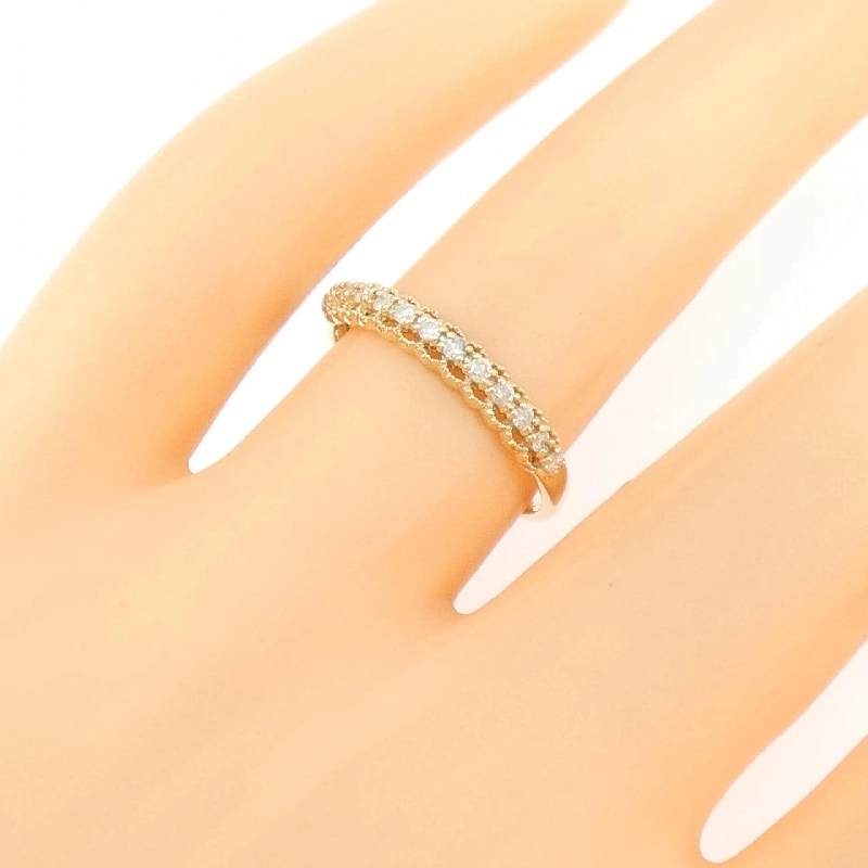 Nhẫn kim cương K10YG 0.14CT - Hàng hiệu Authentic 848898