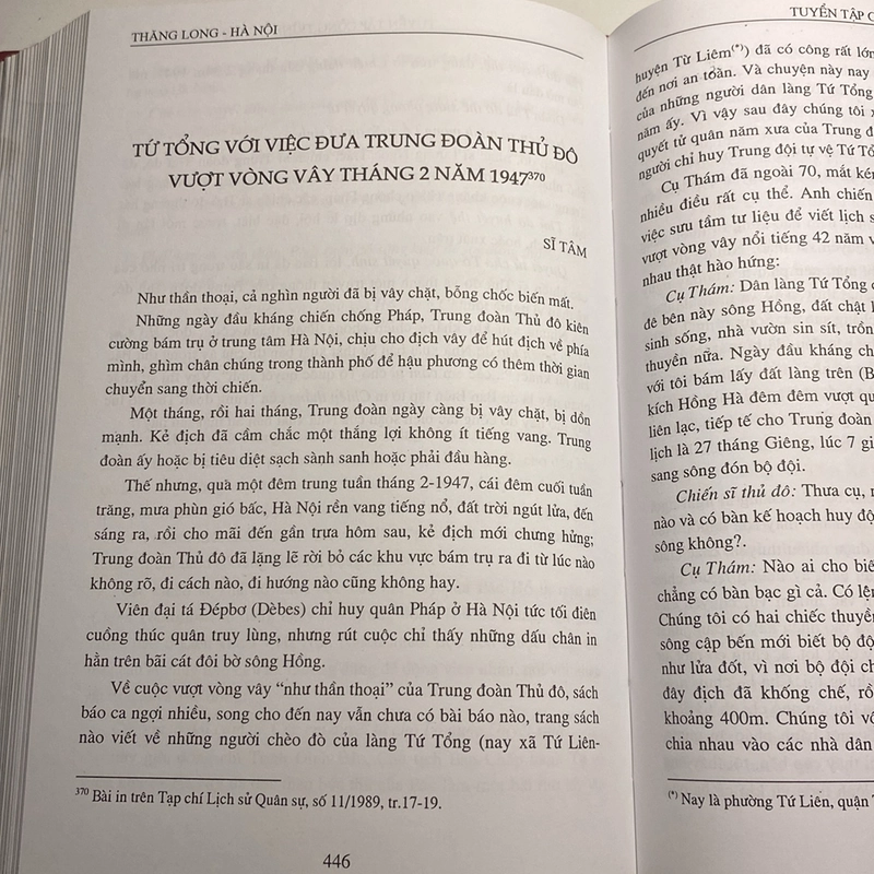 THĂNG LONG - HÀ NỘI, TUYỂN TẬP CÔNG TRÌNH NGHIÊN CỨU LỊCH SỬ TẬP 2, BÌA CỨNG (XB 2010) 475654