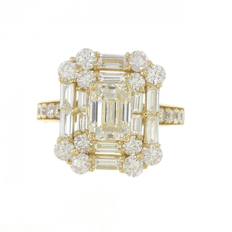 Nhẫn kim cương K18YG 1.001CT - Hàng hiệu chính hãng 855761