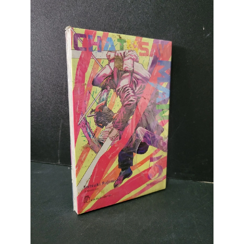 Chainsaw Man tập 5 mới 90% bẩn bìa, còn seal Tatsuki Fujimoto HCM1804 TRUYỆN TRANH Blogmeo 27525 464637