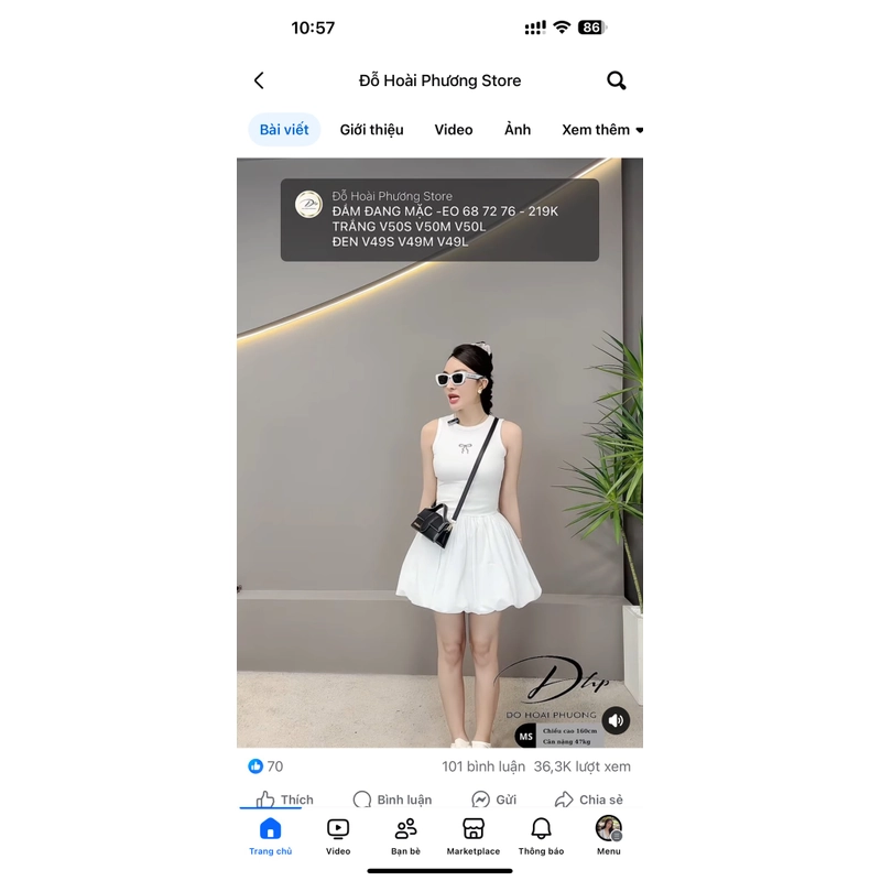 Đầm bí size S  500356