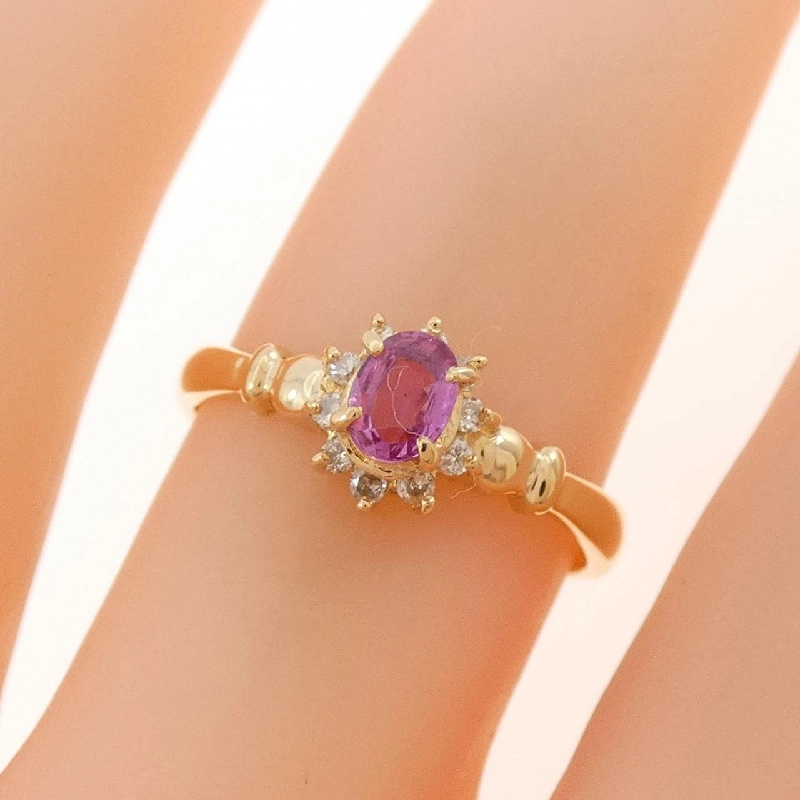 Nhẫn Sapphire K18YG 0.21CT - Hàng hiệu Chính hãng 851188