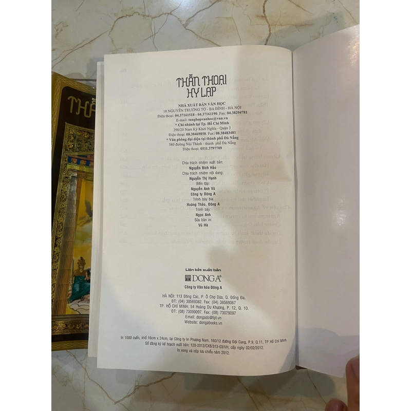Thần Thoại Hy Lạp - Sách Đông A phát hành (b) 527328