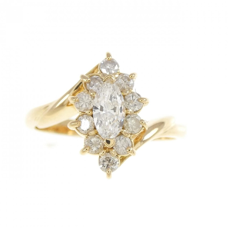 Nhẫn kim cương K18YG 0.51CT 669150