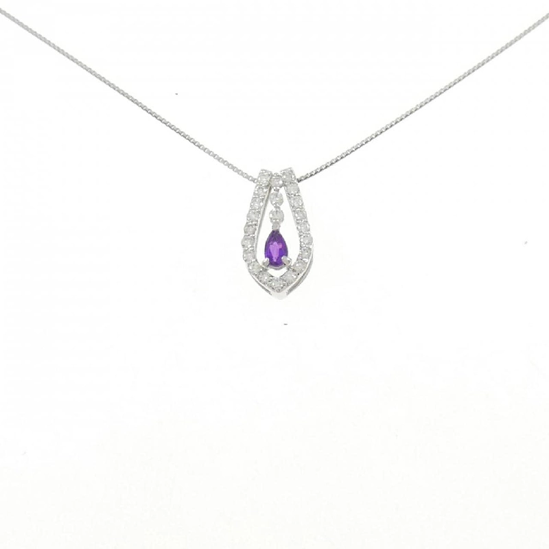 PT Hackmanite Necklace 0.09CT - Hàng hiệu Authentic 868300