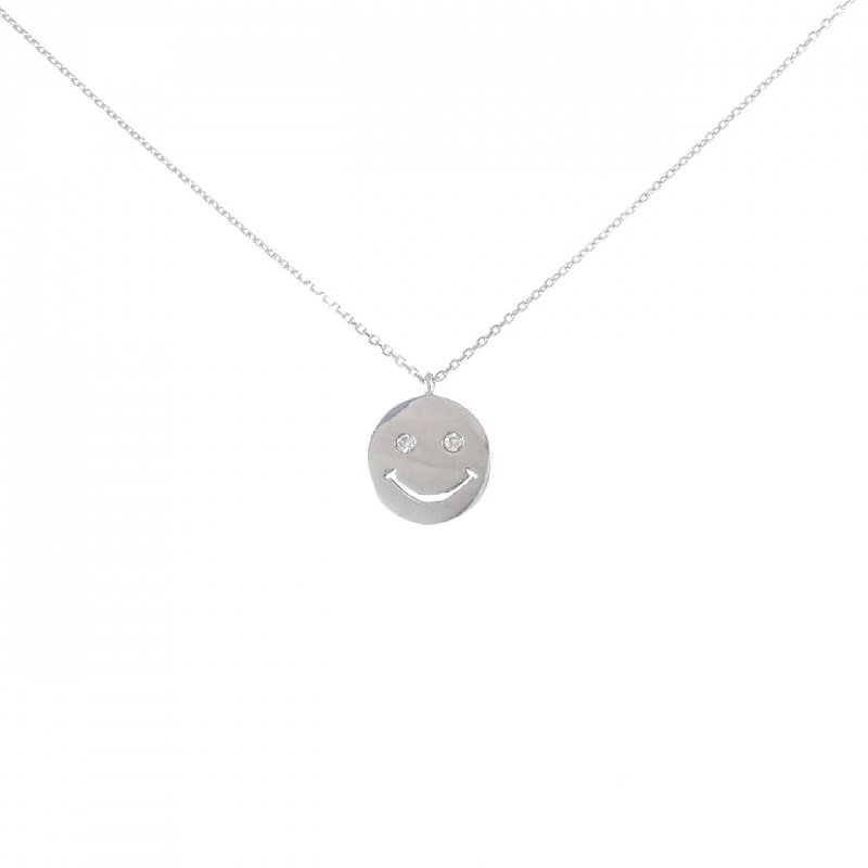 K10WG Vòng cổ kim cương nụ cười 0.03CT - Hàng hiệu Chính hãng 867577