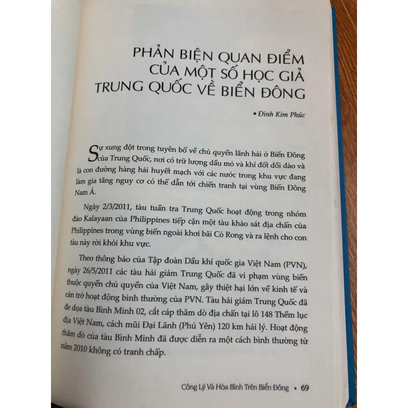 Sách "CÔNG LÝ & HÒA BÌNH TRÊN BIỂN ĐÔNG" 597594