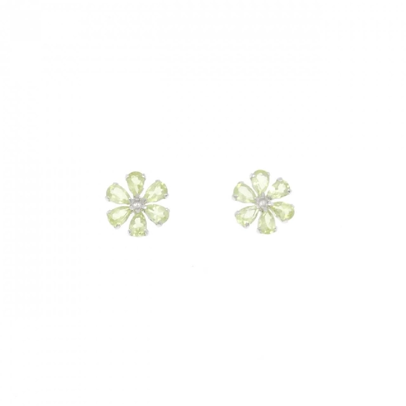 K10WG Hoa Peridot Bông Tai - Hàng hiệu Chính hãng 871974