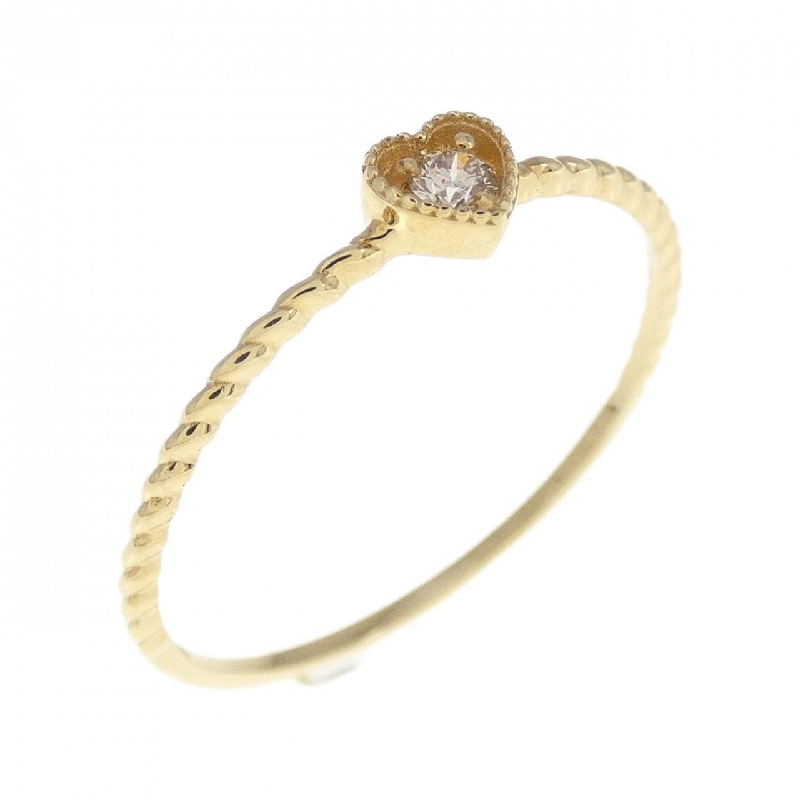 【Sản phẩm mới】Nhẫn kim cương K18YG hình trái tim 0.03CT 673638
