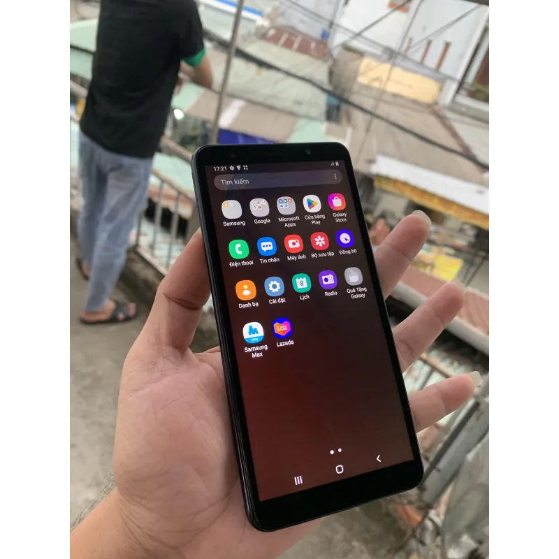 Samsung Galaxy A750 màu sáng bóng bẫy, ram 4GB/64Gb, 3 camera 24mpx, mạnh mượt, 2 sim 797272