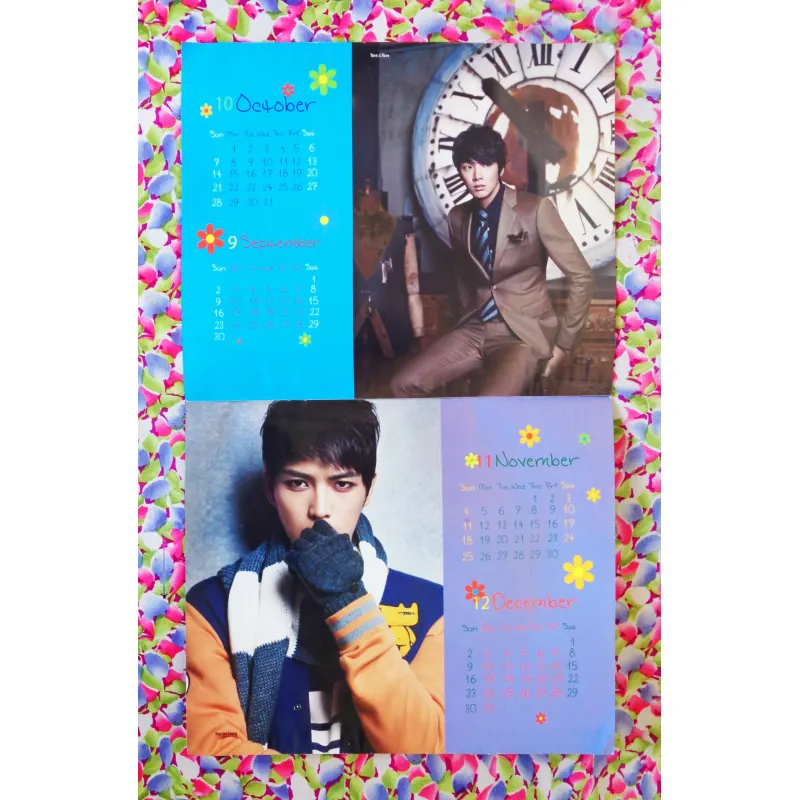 Lịch 4 tờ trong tạp chí xưa (Năm 2012) 738738