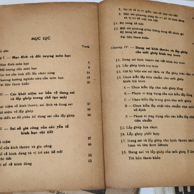 CƠ SỞ DUNG SAI VÀ ĐO LƯỜNG TRONG CHẾ TẠO MÁY  975165