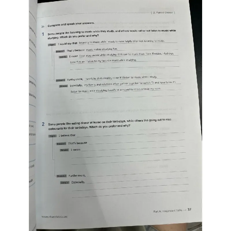 Toefl iBT I Speaking - Lingua Forum 711776