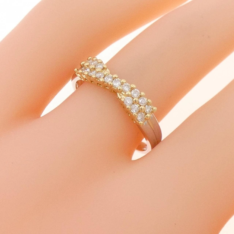 Nhẫn kim cương PT900/K18YG 0.21CT 666052