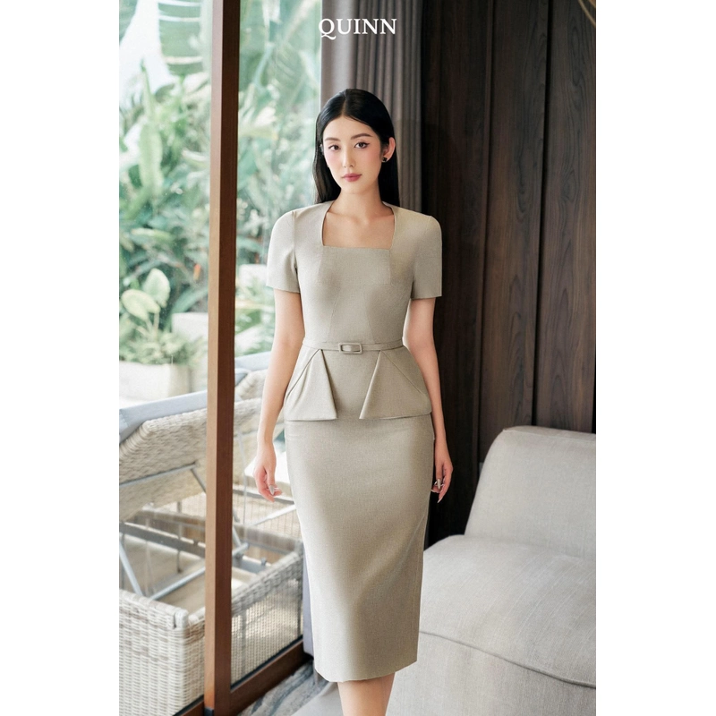 Váy/Đầm công sở QUINN size M màu pastel mới 90% 451844