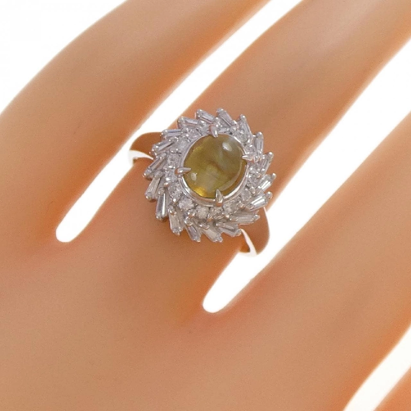 Nhẫn mắt mèo chrysoberyl PT900 1.40CT 665341