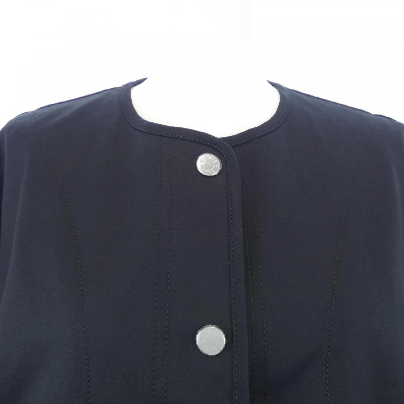 【Mã giảm giá】Áo khoác không cổ HERMES 638723