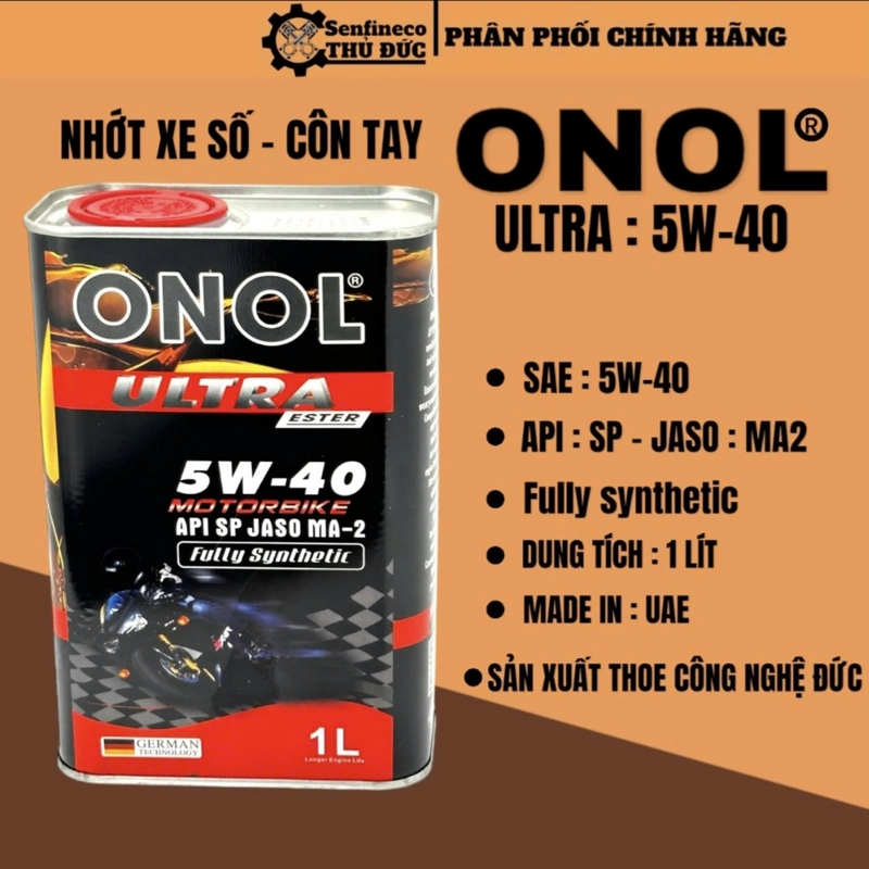 Dầu Nhớt ONOL 1 lít dành cho xe côn, phân khối lớn nhập khâuu UAE Dubai 328228