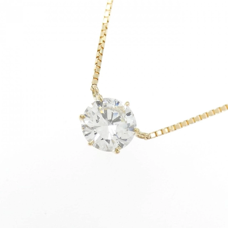 K18YG Dây chuyền kim cương 0.79CT F SI2 VG - Hàng hiệu Chính hãng 873277