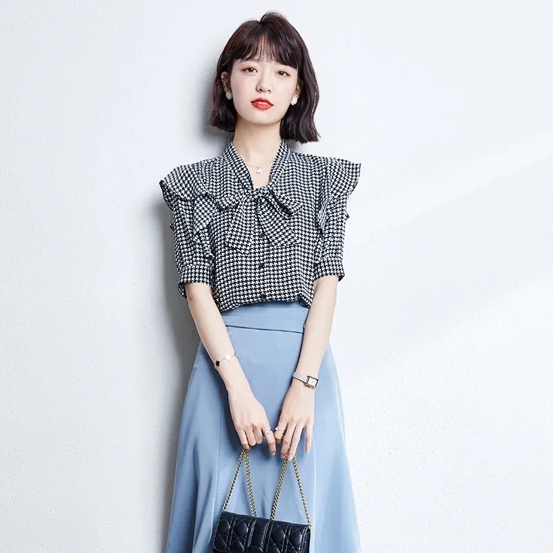 Áo somi tay lỡ vai bồng CALLIE HOUSE 968692