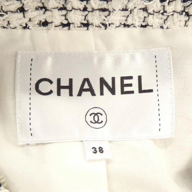 Áo khoác không cổ CHANEL 635511